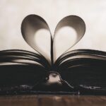 valentines day background, paper, heart, symbol, romance, valentine, love, open, page, book, inspiration, study, read, education, concept
